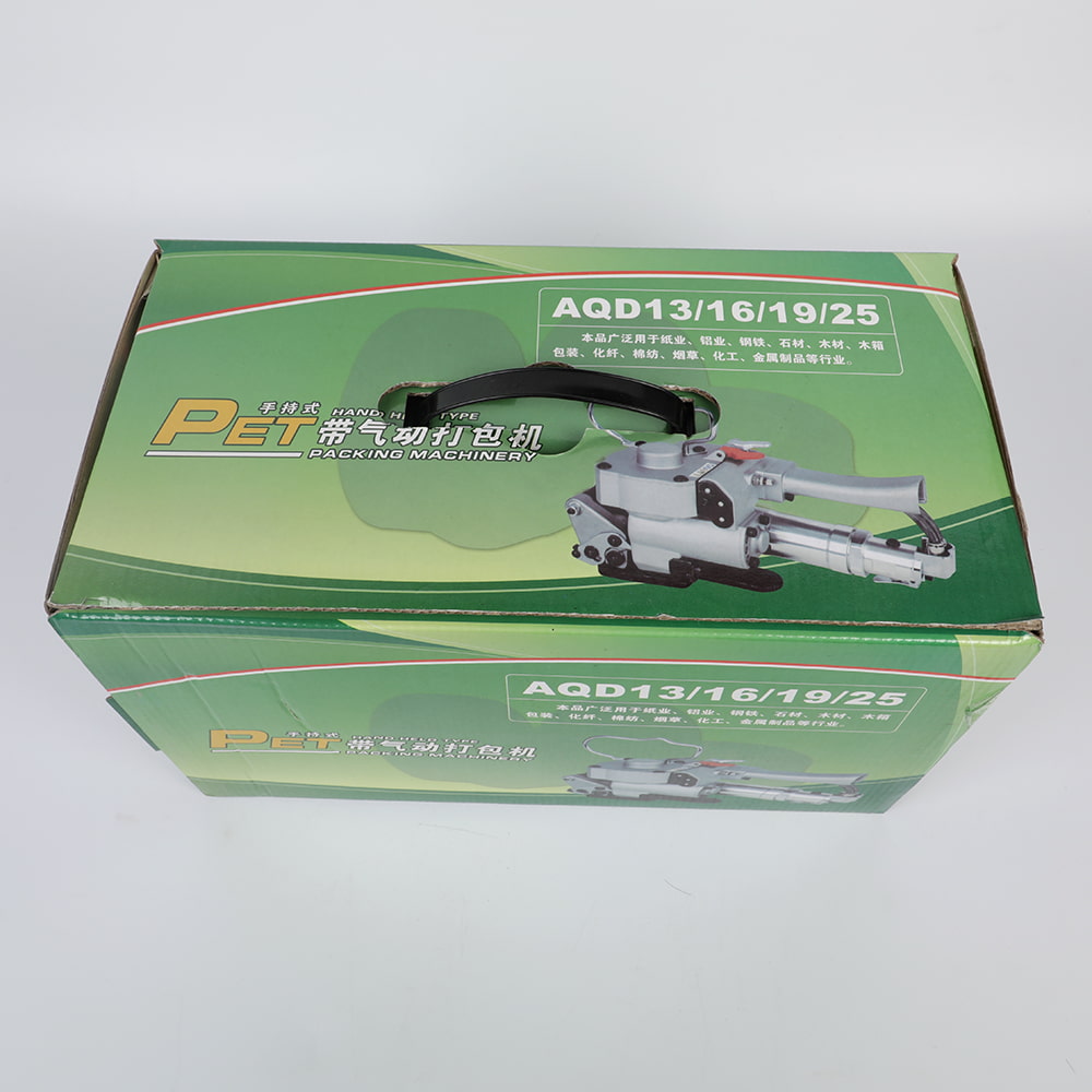 เครื่องรัดกล่อง PP PET แบบกึ่งอัตโนมัติกึ่งอัตโนมัติแบบพกพา